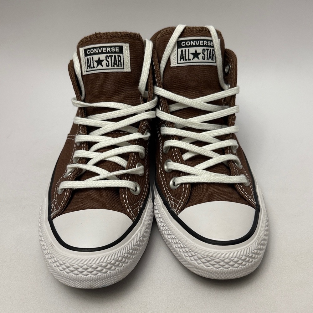 Converse Chuck Taylor All Star Madison Mid Sneakers in Bear Nap Brown Size 7.5 - Picture 2 of 7